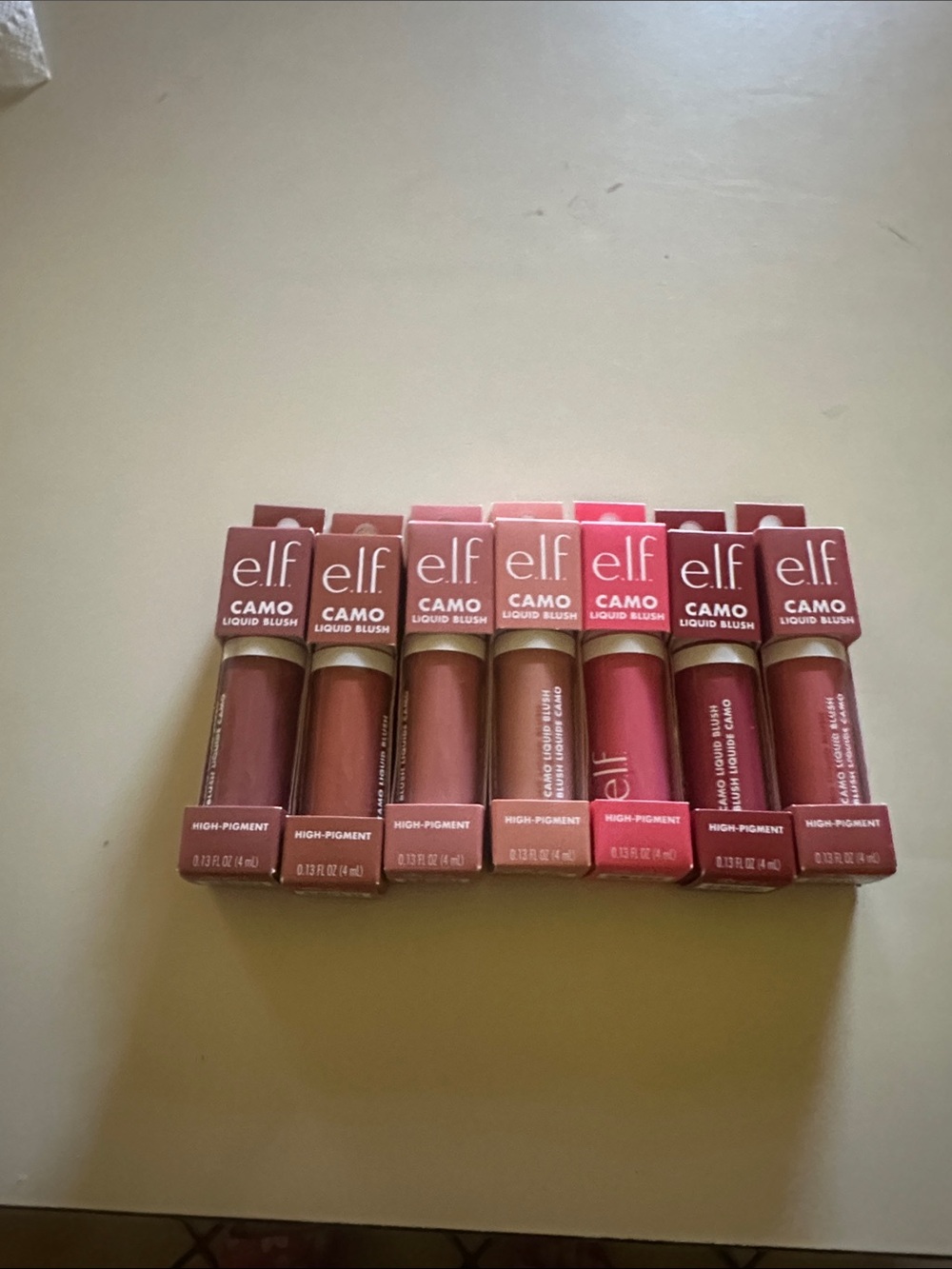 e.l.f. Camo Liquid Blush Lot – Pink, Mauve, Rose, Berry, Brown Tones